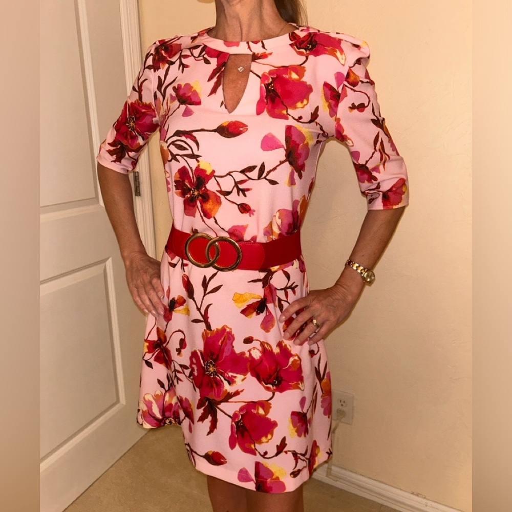 Pink Floral Dress